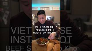 Vietnamese Beef Stew | Bò Kho Instant Pot Recipe | Food | Mukbang | ASMR #shorts