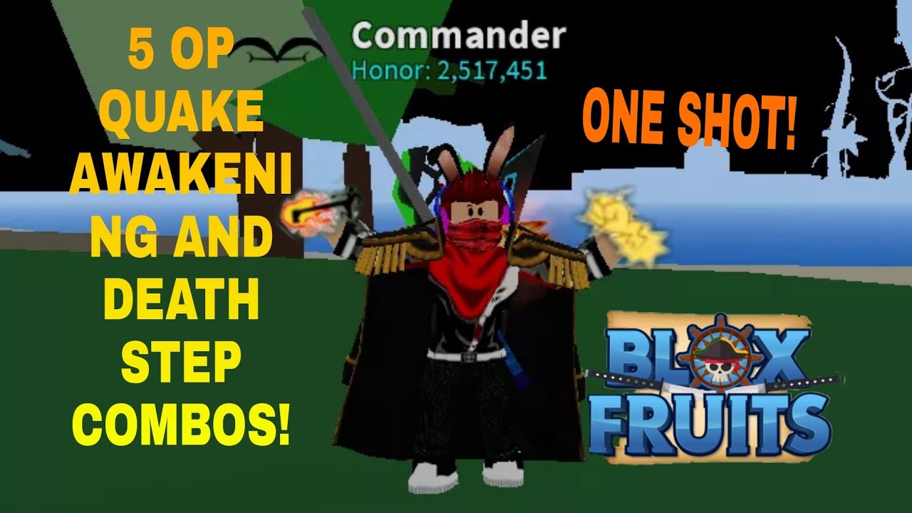 All V2 Fighting Style + Awakened Quake Combo』Blox Fruits Update 17 Part 2