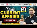 Current Affairs Today 🔥| 27 May Daily Current Affairs 2026 for UPPCS & RO/ARO | PW UPPCS