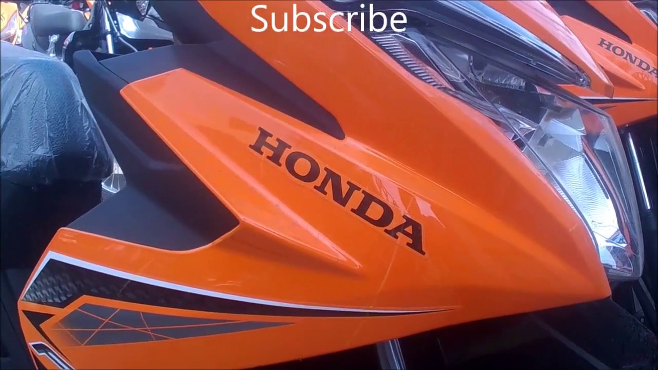 Orange Honda Beat Fi Youtube