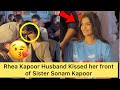 When rhea kapoor husband kissed her front of sister sonam kapoor  thank you for coming promotion