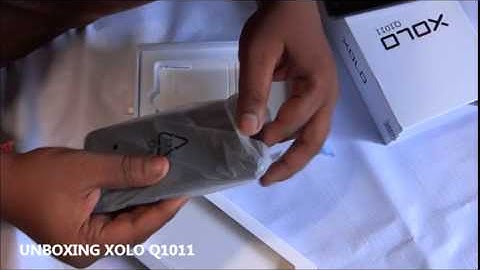 UNboxing XOLO Q1011 in HiNDi