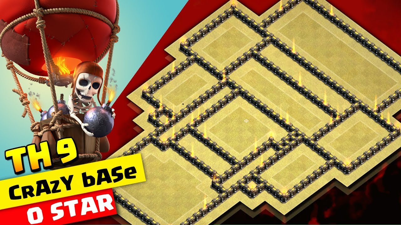 TOWNHALL 9 WAR BASE 2018 (TH9) | cRazy BaSe | Anti All | Clashofclans
