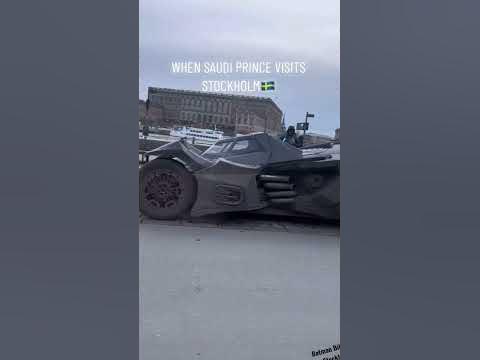 Saudi prinsen besöker Stockholm #saudi #prince #car #fördig #roligt #