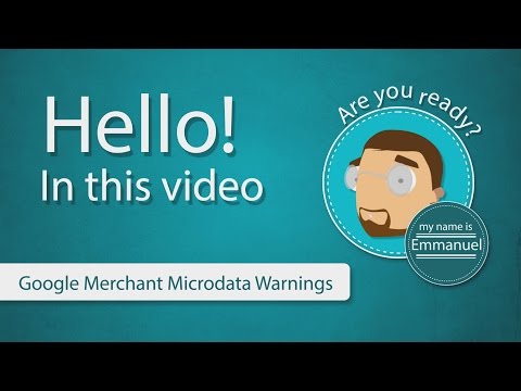 Google Merchant Microdata Warnings