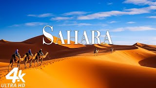 FLYING OVER SAHARA (4K UHD) I Relaxing Music Along With Beautiful Nature Videos | 4K VIDEO ULTRA HD