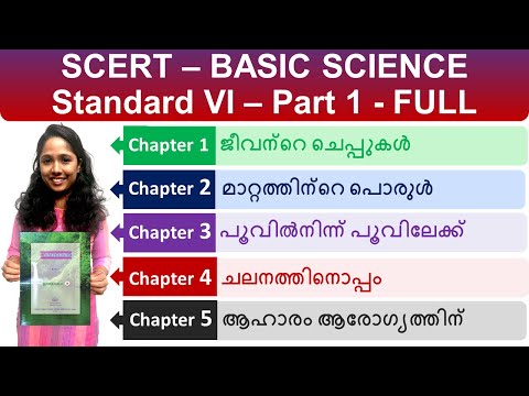 6th Standard SCERT Basic Science Text Book Part 1 | Chapter 1 to 5 | Kerala PSC Important Points |