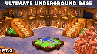Minecraft: ULTIMATE Underground Base Tutorial (AUTO SORTING)