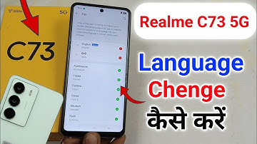 Realme c73 5g me language change kaise kare / How to chenge bhasha in realme c73 5g 