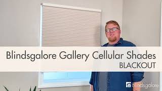 Blindsgalore Gallery Cellular Shades with Blackout