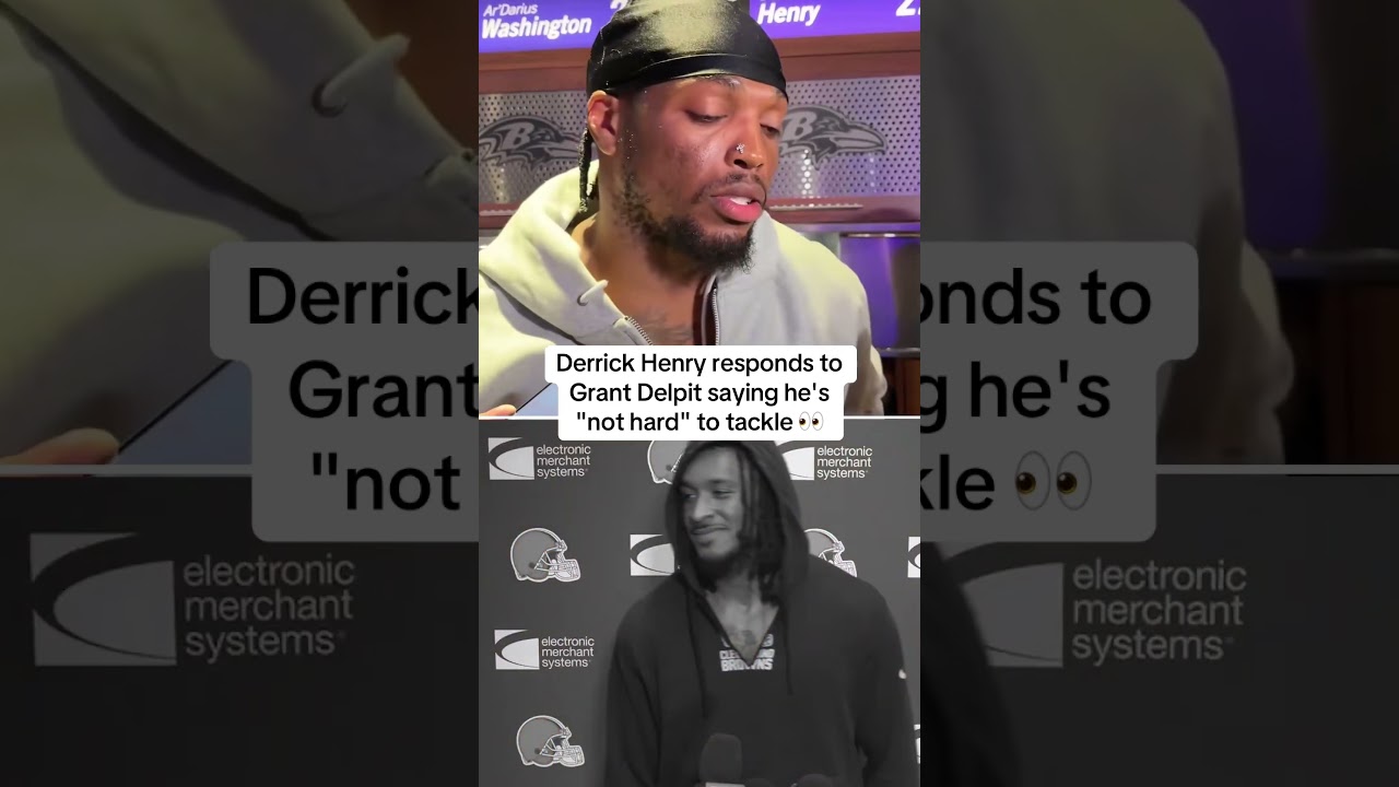 Derrick Henry's response 👀 (via @CaritaCParks/TT, Cleveland Browns)