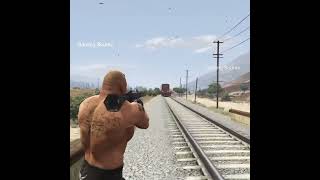 The Hulk Stopping a Train @G-Series123