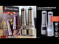 片手で楽々! ラッセルホブス電動ミル ソルト＆ペッパー（2本入）7922JP レビュー Russell Hobbs Salt & Pepper Mill