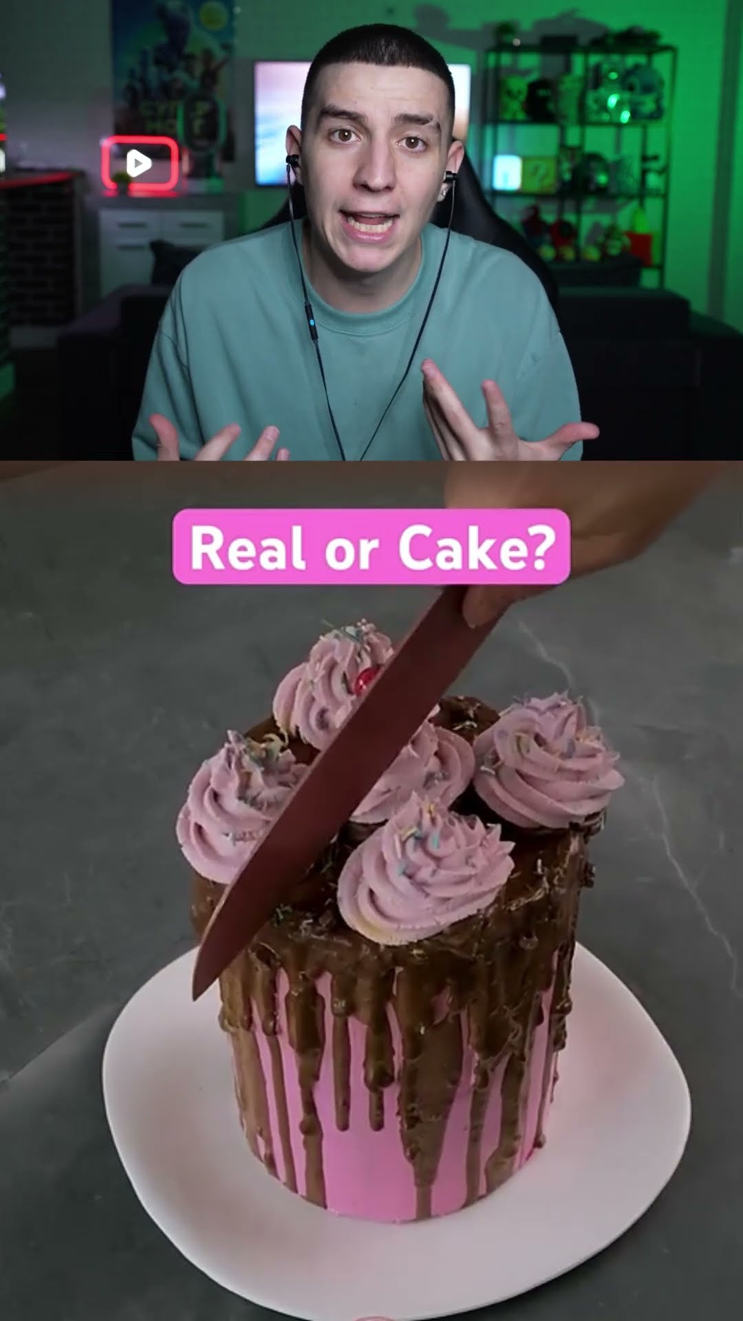 ТОРТ ИЛИ ФЕЙК ЧЕЛЛЕНДЖ! (2% УГАДАЮТ) ? #Shorts #Глент