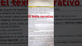 El texto narrativo #lenguayliteratura #educativa