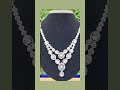 AD Stone Necklace Diamond look White stone website: www.yuvathy.com