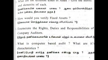 practical auditing important 10 mark questions
