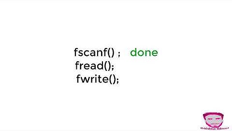 Learn C programming in Arabic #11- files[ fscanf(), fread(), fwrite()]