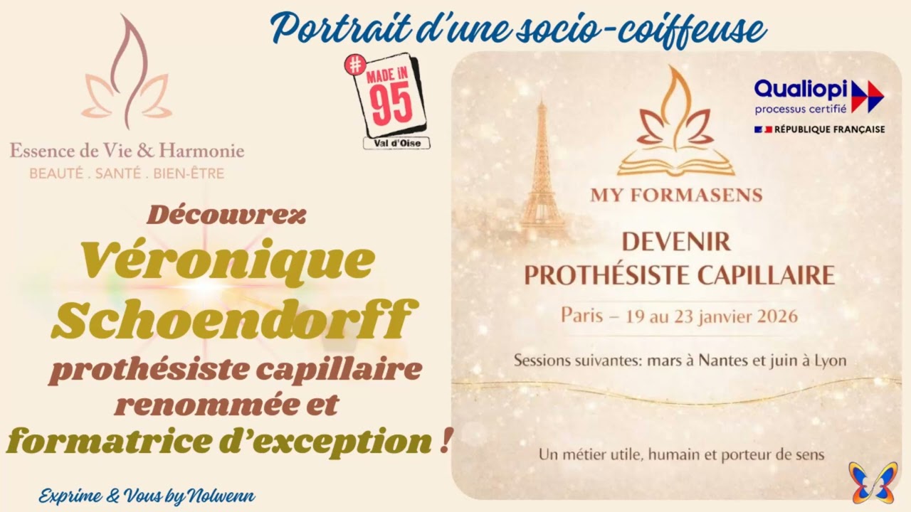 💆‍♀️Portrait d'une socio-coiffeuse valdoisienne d'exception : Véronique Schoendorff ✨️