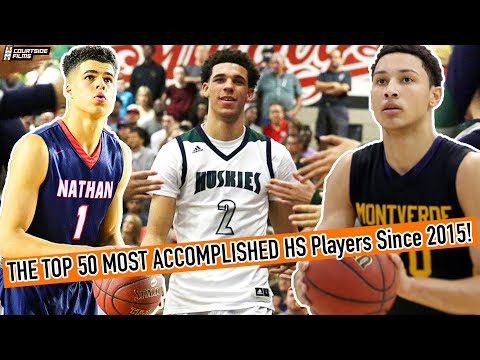 RANKING the 50 MOST ACCOMPLISHED High School Careers Since 2015!