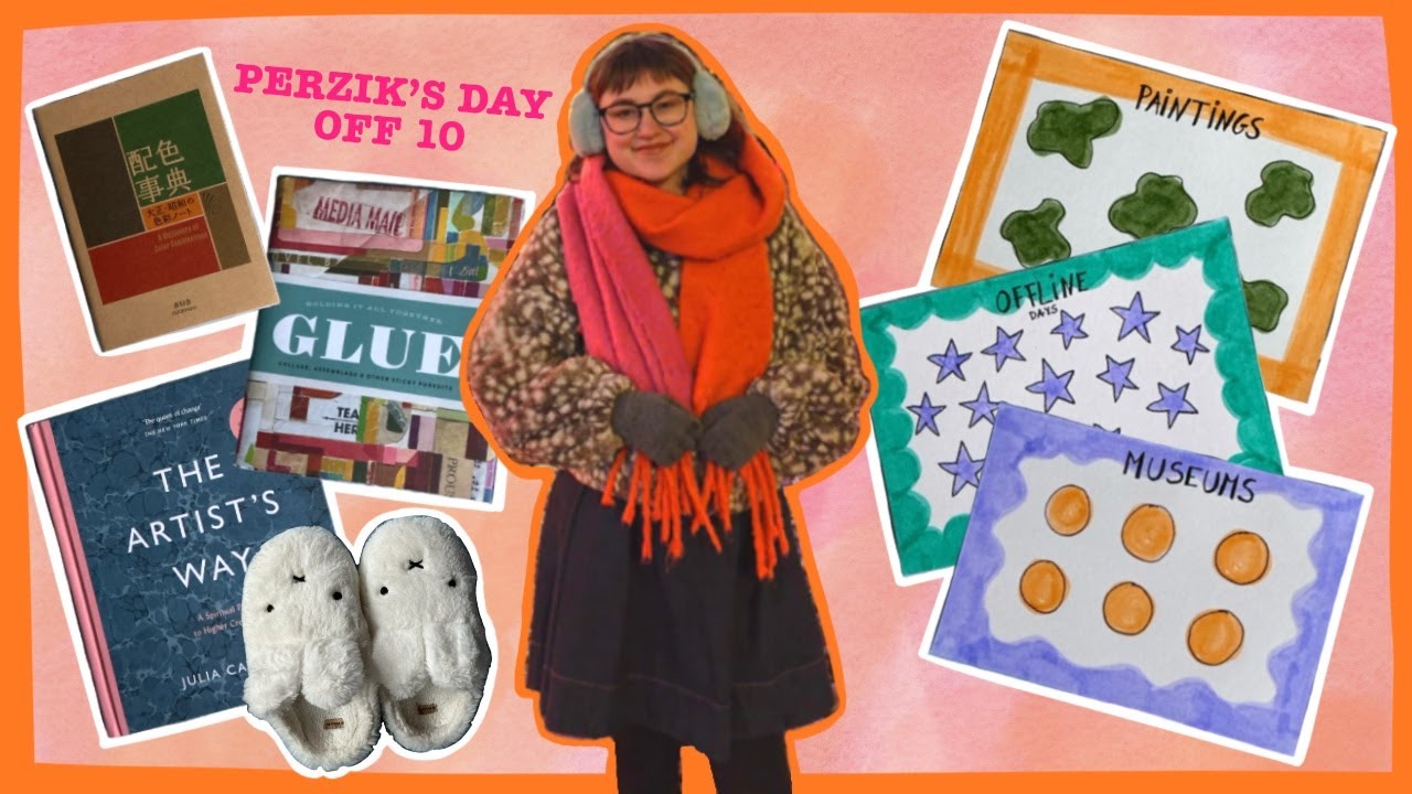 Perzik's Day Off 10: What I got for Christmas, crafting punchcards, tiny haul ✨