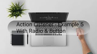 Action Listener | Example 5 | With RadioButton | by Bhaskar