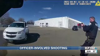 Bismarck Police Department releases officer body cam footage from shooting incident in March