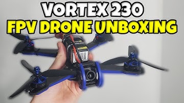 Vortex 230 Mojo FPV Drone Unboxing! First Flight + HUGE CRASH!