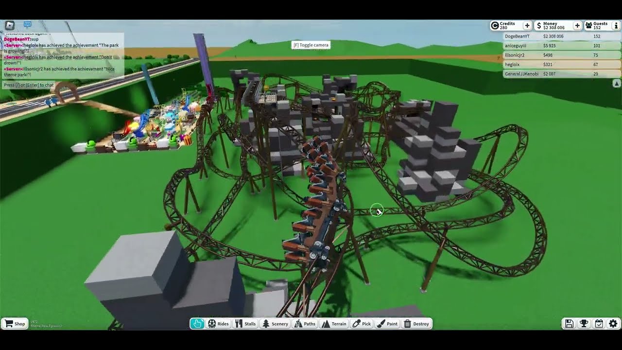 Taron style Multi-launch Coaster - YouTube