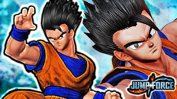 NEW ULTIMATE GOHAN IN JUMP FORCE! Ultimate Gohan Gameplay Mod (ALL TRANSFORMATIONS SSJ & SSGSS)