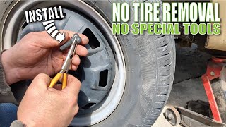 Valve stem replace Without tire removal *2 METHODS* by sixtyfiveford 72,336 views 3 weeks ago 9 minutes, 13 seconds