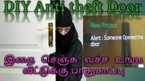 IoT based door status notification using blynk | Iot anti theft door security system | Simplysamu