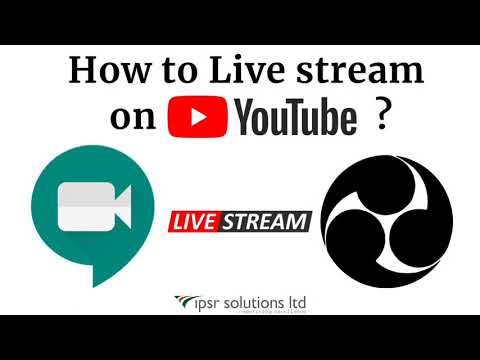 Video How to Live Stream Google meet on YouTube using OBS |... - youtube