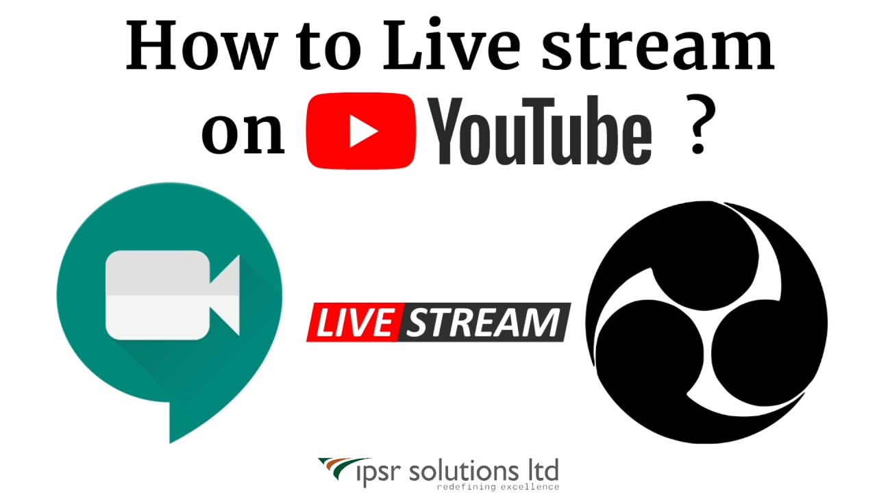 How to Live Stream Google meet on YouTube using OBS Easy and Free Streaming Software Tutorial (2021)