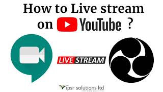 How to Live Stream Google meet on YouTube using OBS | Easy & Free Streaming Software Tutorial (2021) screenshot 3