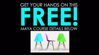 FREE MAYA COURSE CREATING A ICONIC CHAIR FREE COURSE