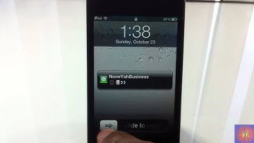 LockMessages (Cydia Tweak) - Set Custom Text For Received Messages & Lock Messages App