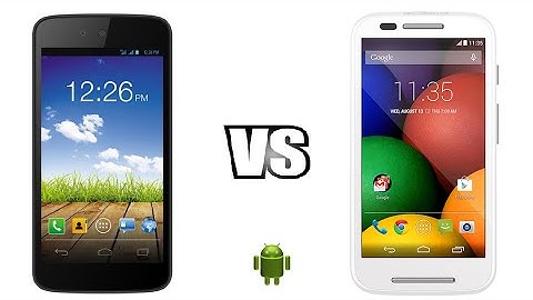 Micromax Canvas A1 (Android One) vs Motorola Moto E | Comparison