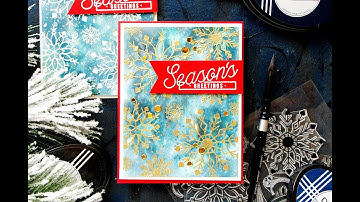 In the Studio with Yana: Dry Embossed Backgrounds