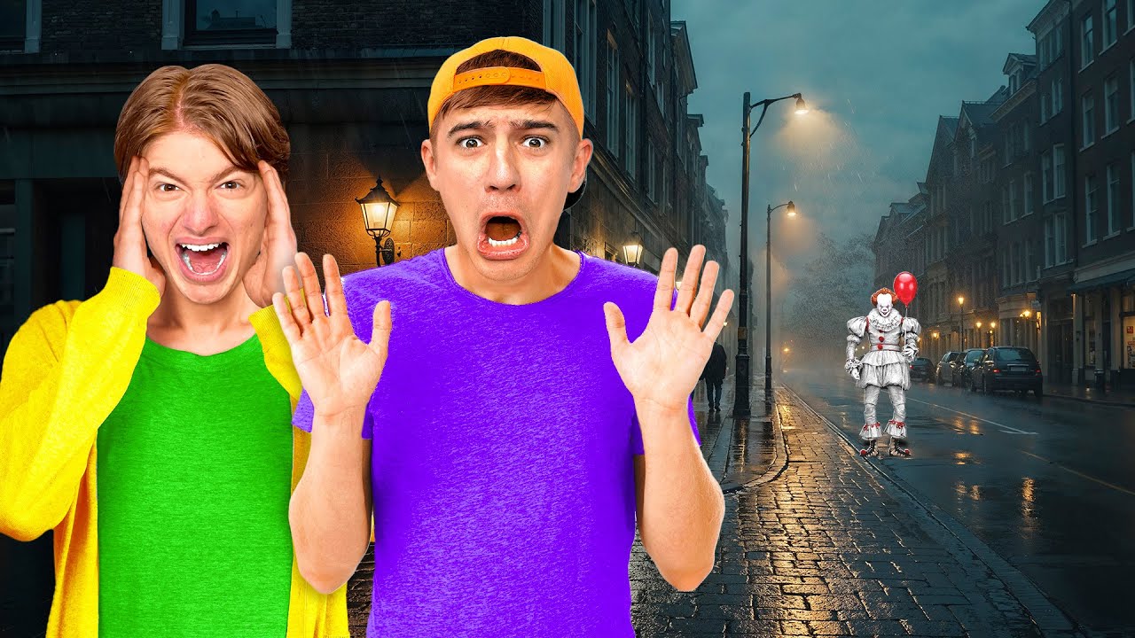 Страшные ПРЯТКИ ОТ КЛОУНА ПЕННИВАЙЗ в 3 Часа Ночи !