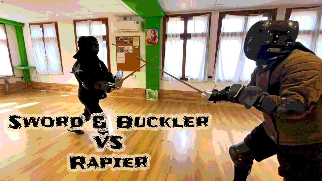 Sword & Buckler vs Rapier - HEMA sparring and perseverance