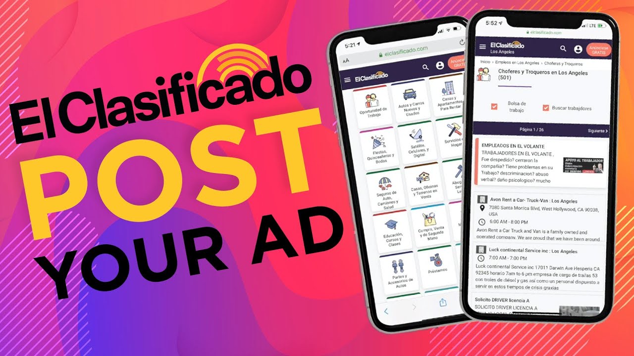 How to Post Free Ads on El Clasificado