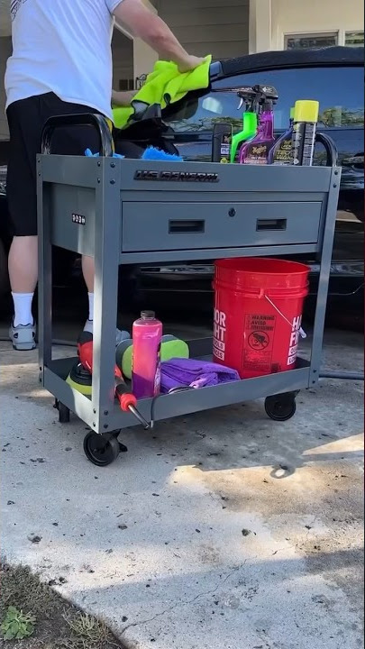 There is a PURPLE U.S. General 34” Full Bank Tool Cart coming in