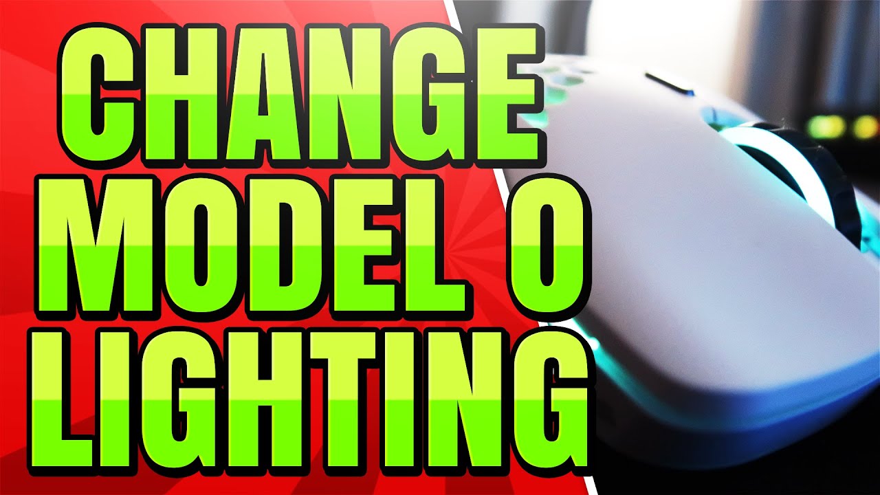 How To Change Lighting Effect And Color On Glorious Model O And Model O Mouse Youtube