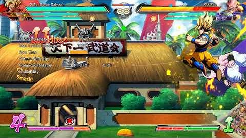 SSJ Goku Corner Beam Extension (Without Vanish) | Dragon Ball FighterZ