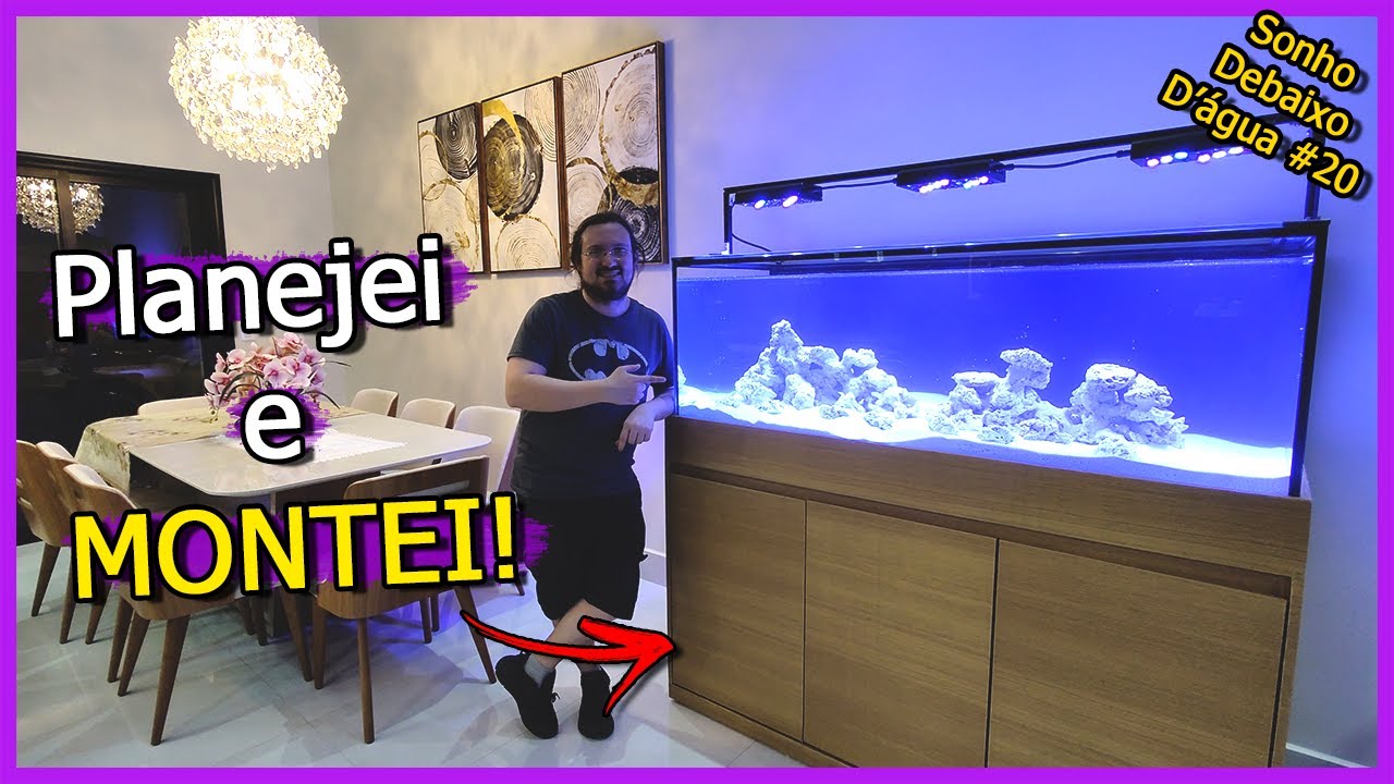 Montei um Aquário Marinho de 500 Litros para um INSCRITO! - Sonho Debaixo D'água #20