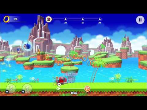 Sonic Runners Adventure - Green Hill Zone Full Walkthrough