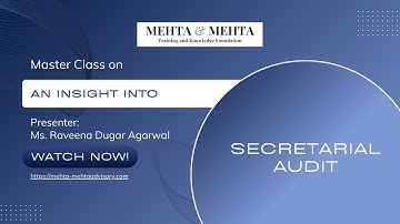 An Insight Into Secretarial Audit