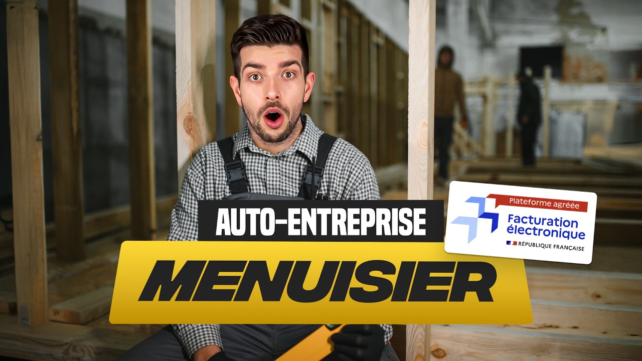 Miniature de la vidéo : [TUTO] Comment créer son auto-entreprise de menuisier (100% gratuit, 2025)