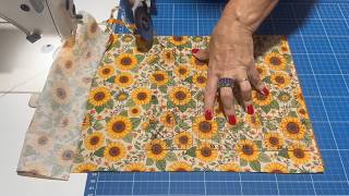 Só 2 QUADRADOS 🤩 PATCHWORK Maravilhoso Rápido e DIFERENTE de Fazer!
